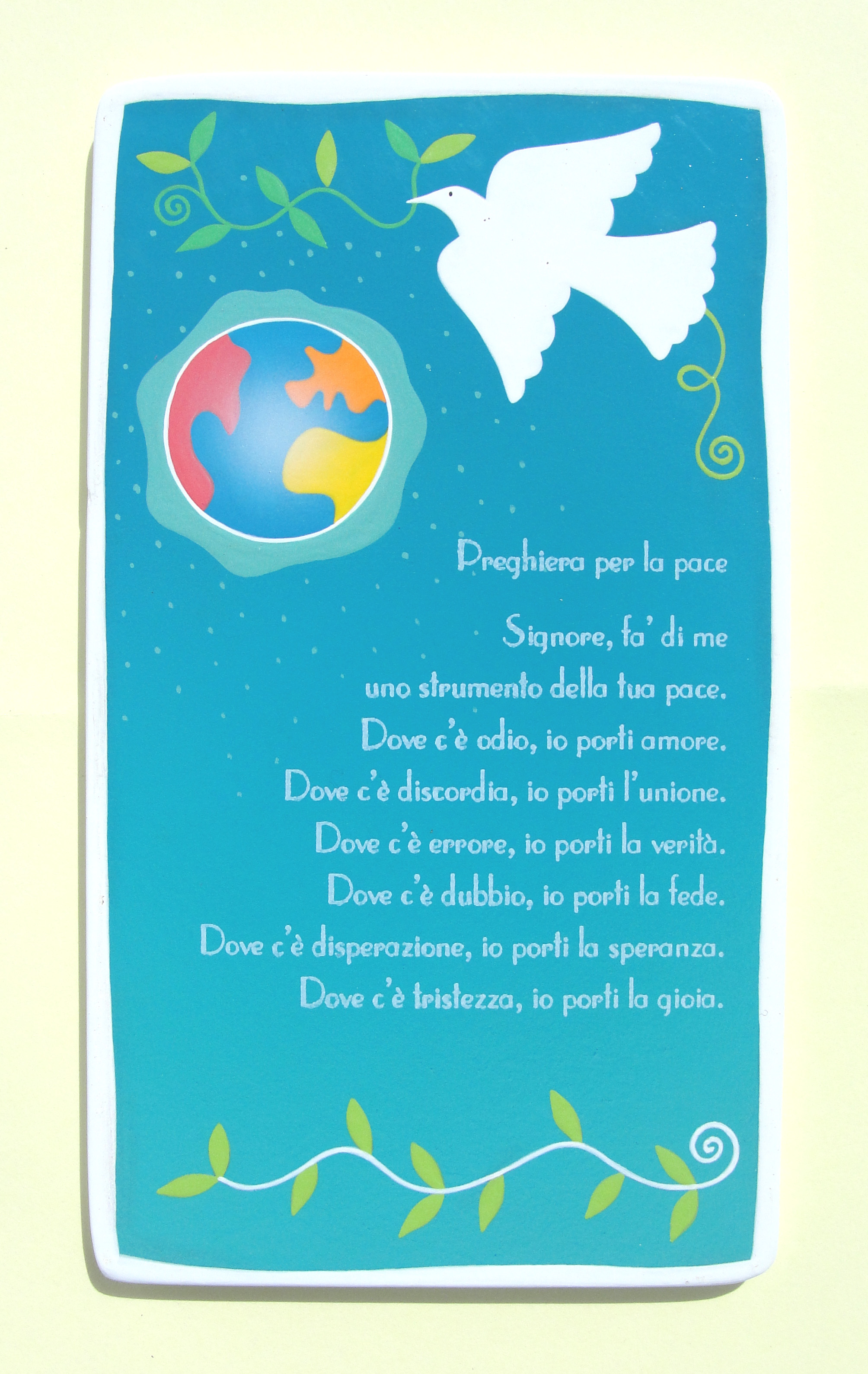 Preghiera Per La Pace Per Bambini Preghiera italiano: Preghiera per la pace